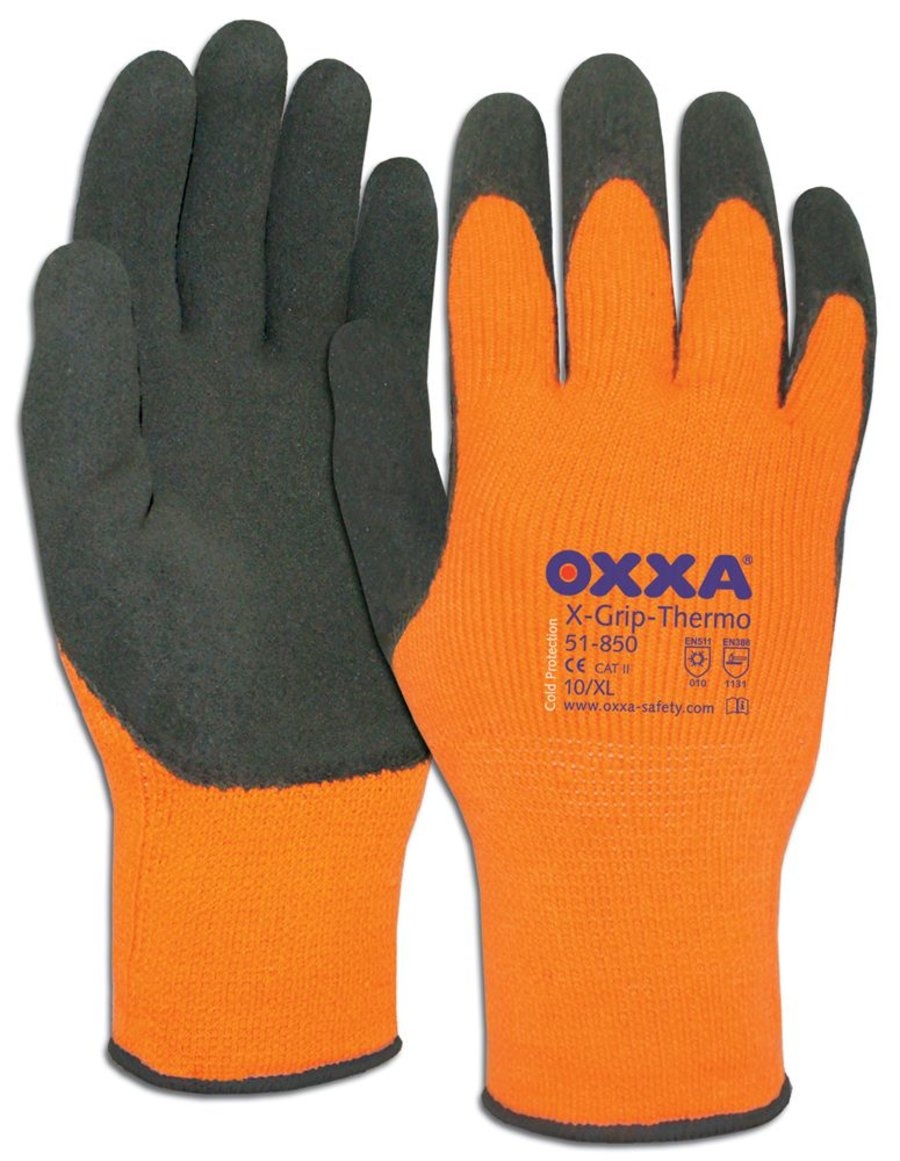 X-grip Thermo werkhandschoen oranje